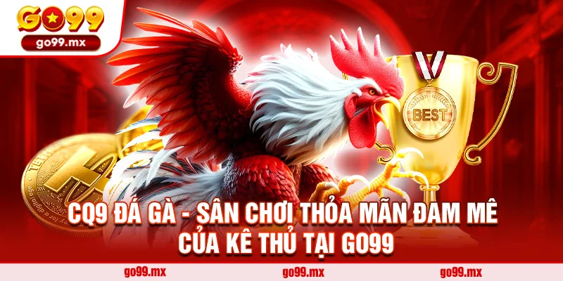 CQ9 Đá gà - Sân chơi thỏa mãn đam mê của kê thủ tại Go99