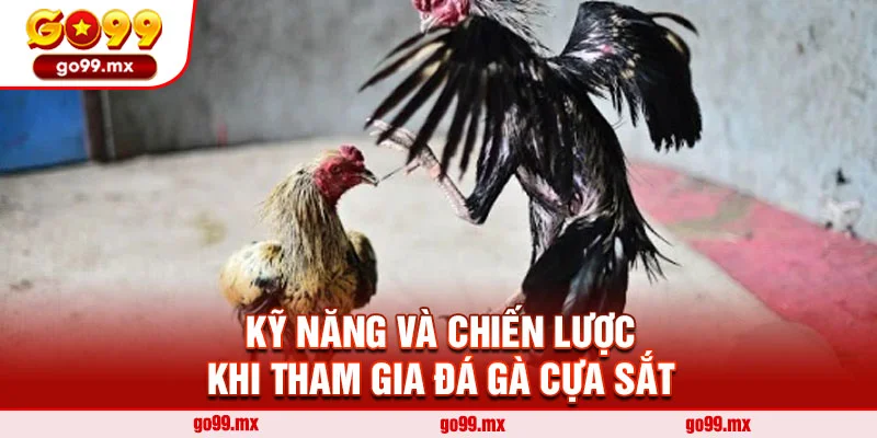 Kỹ năng và chiến lược khi tham gia đá gà cựa sắt